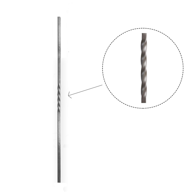 Wrought Iron Twisted Bar
